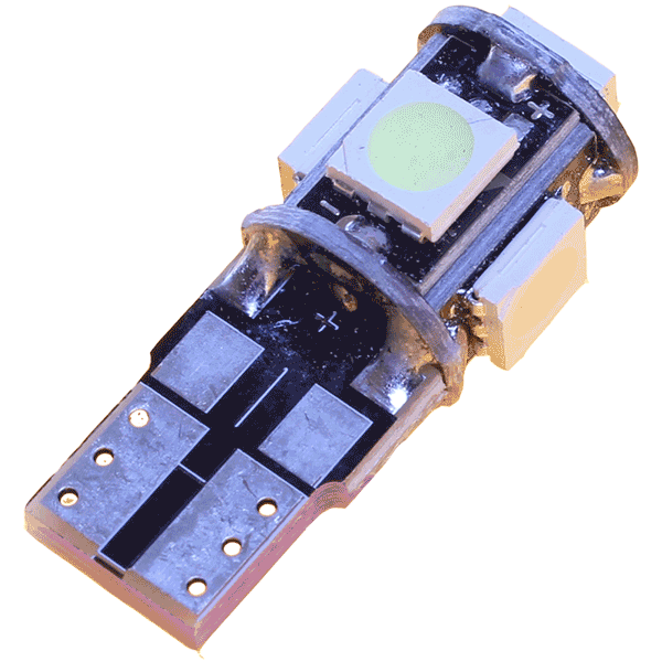 T 10 LED 5  24V oranžová